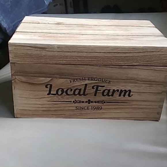 None Other - Wood box decor.